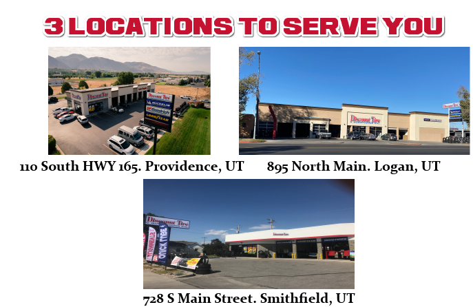 Welcome to Discount Tire in Logan, Providence and Smithfield, UT