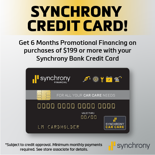 Synchrony Financing Available at Discount Tire in Logan, UT 84321, Providence, UT 84332 and Smithfield, UT 84335